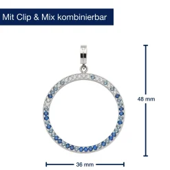 Anhänger CLARENCE blue Clip & Mix