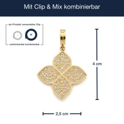 Anhänger FANNY gold Clip & Mix
