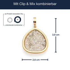 Anhänger FRANCA gold Clip & Mix