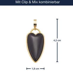 Anhänger HANNA Clip & Mix gold