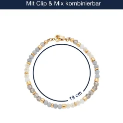 Armband BERNIE Clip & Mix gold