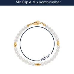 Armband CHRISTA Clip & Mix gold