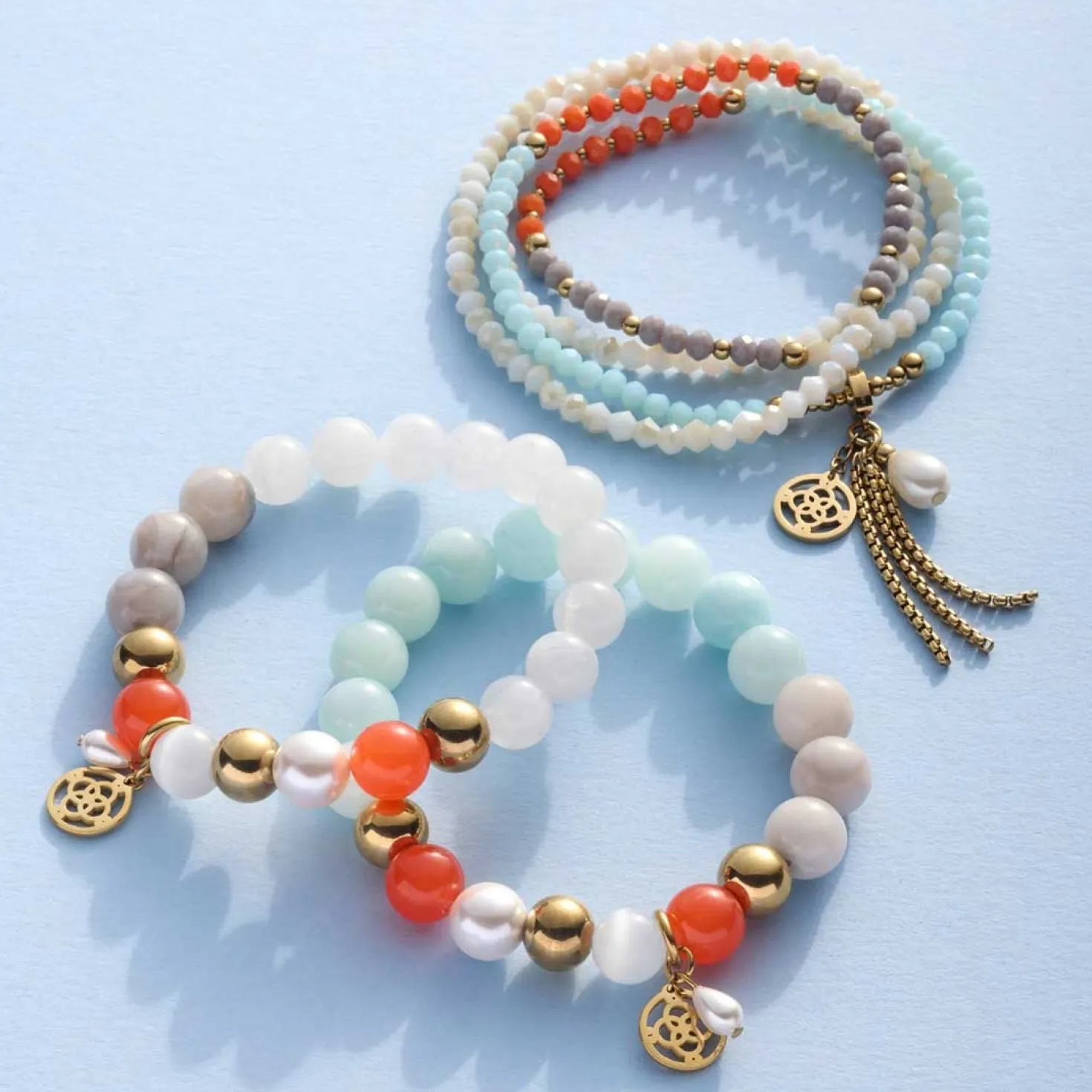 Armband SOLERA gold weiß