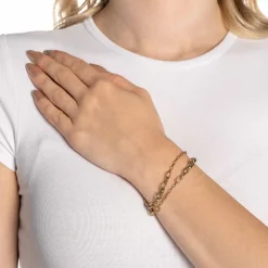 Armband SUZANNE Clip & Mix gold