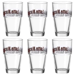 Becher SOLO 410ml braun Latte Macchiato 6er-Set
