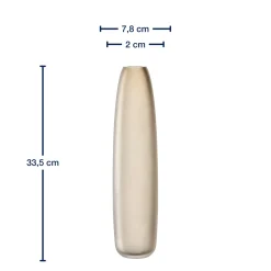 Bodenvase BELLAGIO 34 cm beige