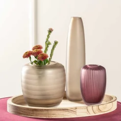 Bodenvase BELLAGIO 34 cm beige