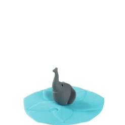 Deckel BAMBINI 9 cm türkis Elefant