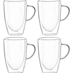 Doppelwandtasse DUO 400 ml 4er-Set