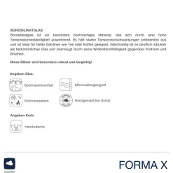 Dose FORMA X 16 cm grau