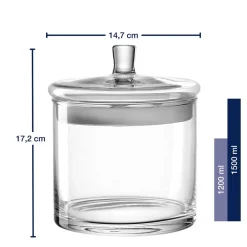 Dose SILENZIO 17 cm mit Rub-on-Stickern