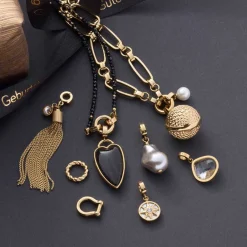 Edelstahlring LIESEL Clip & Mix gold