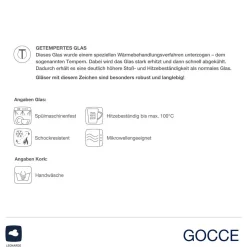 Espressoset GOCCE 6-teilig