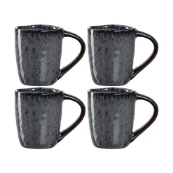 Espressotasse MATERA 90 ml anthrazit 4er-Set