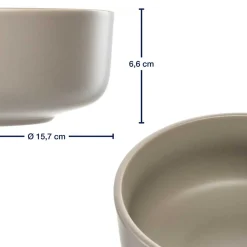 Geschirrset ROMA beige 12-teilig