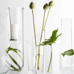Glasvase DYNAMIC 30 cm handgefertigt