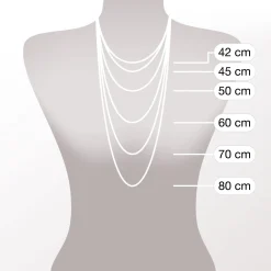 Halskette BISCA 80 cm gold Clip & Mix