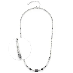 Halskette CASORIA 45 cm silber