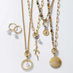 Halskette 45cm gold ESTRELLA Clip & Mix