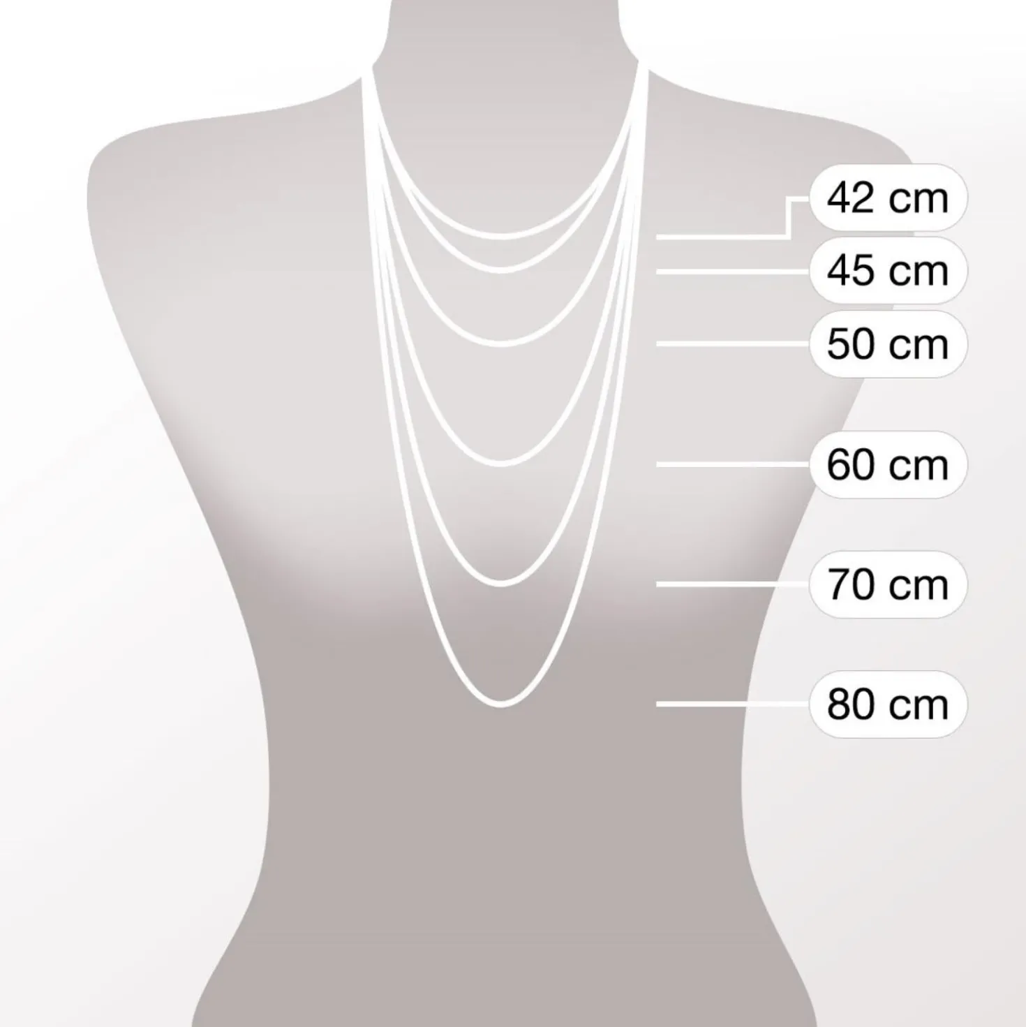 Halskette DARIA 90 cm gold