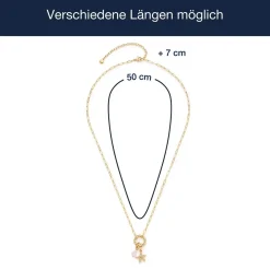 Halskette FRANZI 50 cm gold Sommer Special