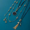 Halskette HERMA 80 cm gold
