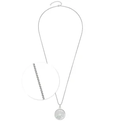 Halskette JOY 80 cm silber