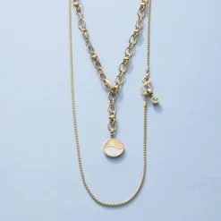 Halskette SONJA 80 cm gold Clip & Mix