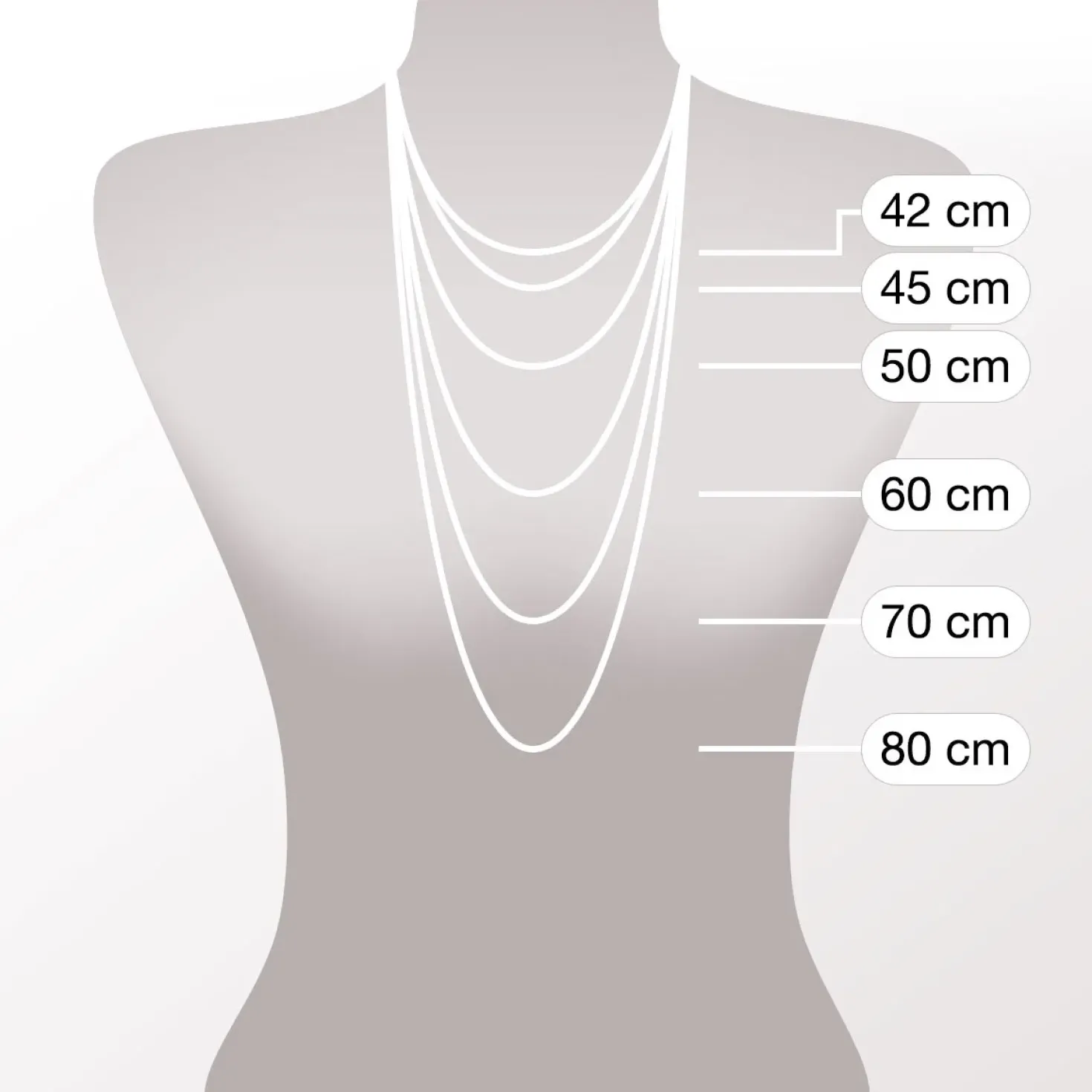 Halskette SUE 45 cm gold