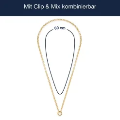 Halskette YVETTE 60 cm gold  Clip & Mix