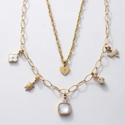 Halskette YVETTE 60 cm gold  Clip & Mix