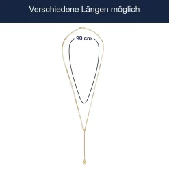 Halskette YVONNE 90 cm gold