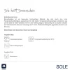 Karaffe SOLE 0,9 l mit Korkstopfen
