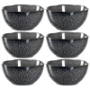 Keramikschale MATERA 12 cm anthrazit 6er-Set