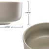 Keramikschale ROMA 16 cm beige 6er-Set