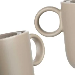 Keramiktasse ROMA 400 ml beige 6er-Set