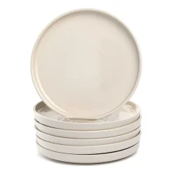 Keramikteller ROMA 22 cm creme 6er-Set
