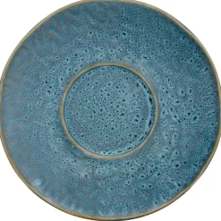 Keramikuntertasse MATERA 15 cm blau 4er-Set