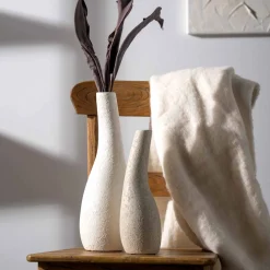 Keramikvase ARCO 40 cm weiß