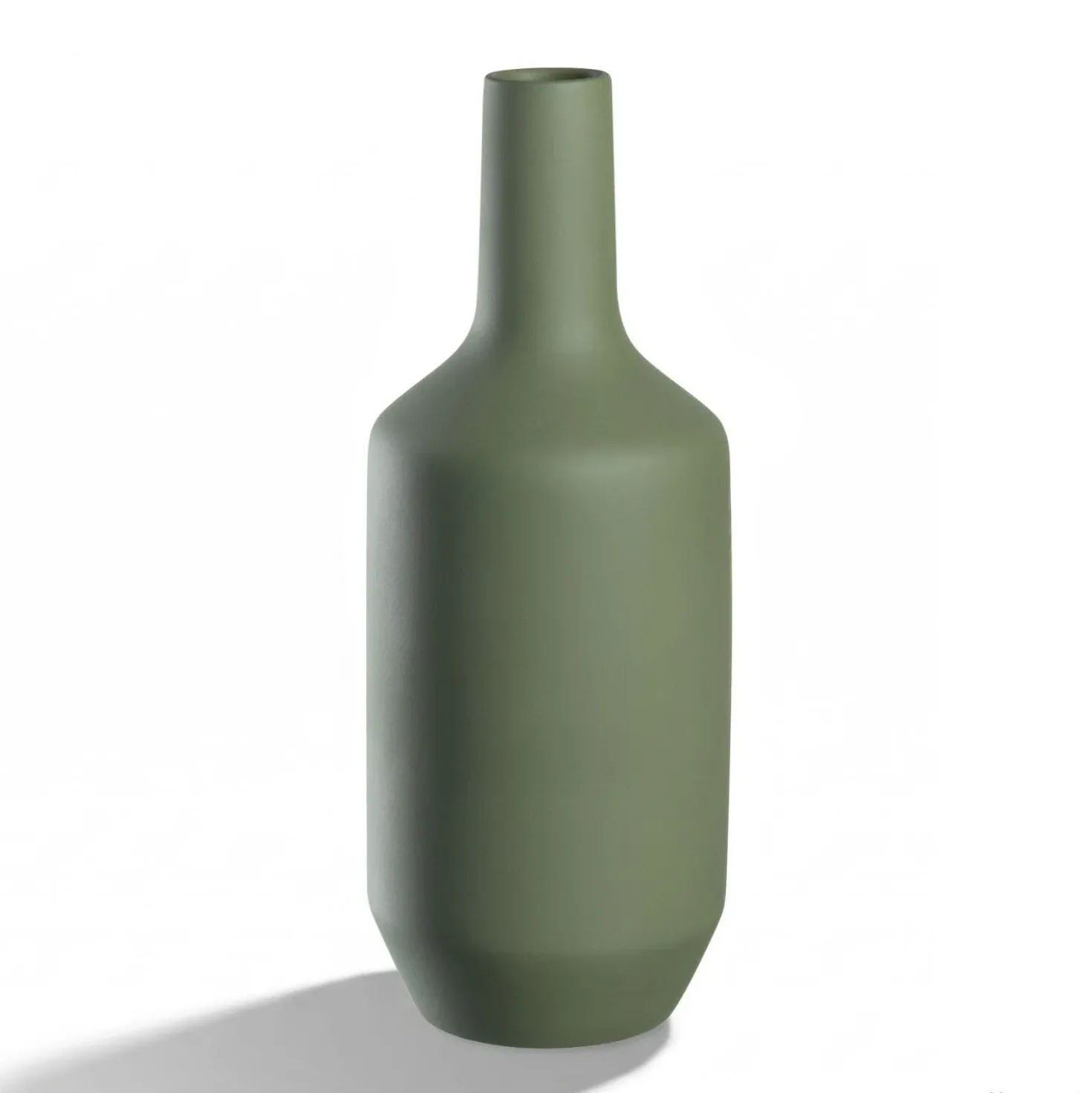 Keramikvase MILANO 40 cm grün