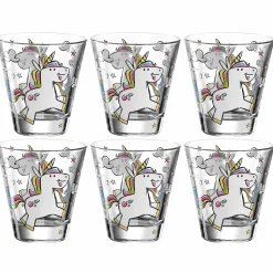 Kinderbecher BAMBINI 215 ml Einhorn 6er-Set