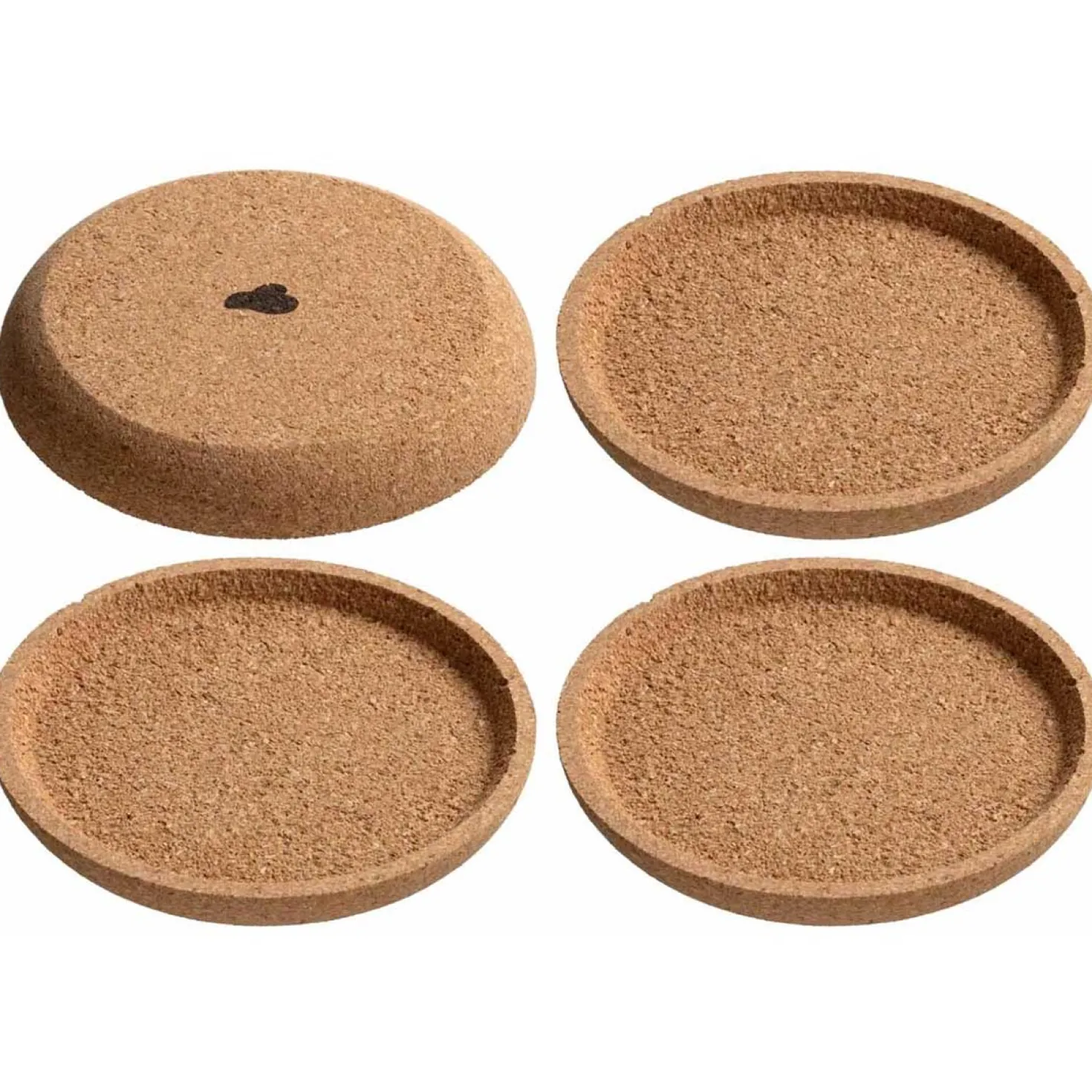 Korkuntersetzer GOCCE 9 cm 4er-Set
