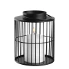 LED Laterne SILENZIO 18 cm schwarz