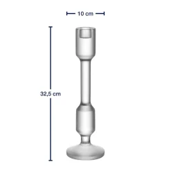 Leuchter RIALTO 33 cm satiniert