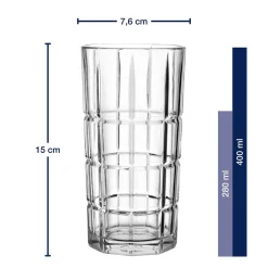 Longdrinkglas SPIRITII NOVA 400 ml 4er-Set