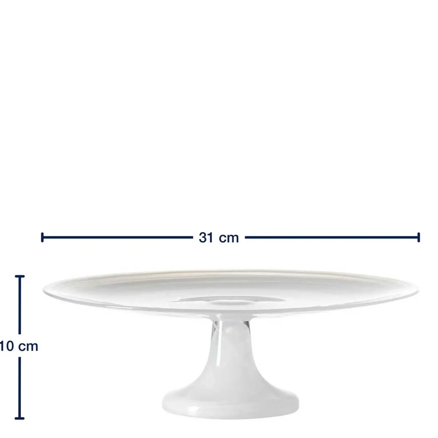 Platte ALABASTRO 31 cm weiß