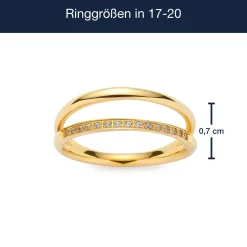 Ring TINI 17 gold CIAO