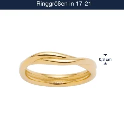 Ring TWISTER 17 gold CIAO