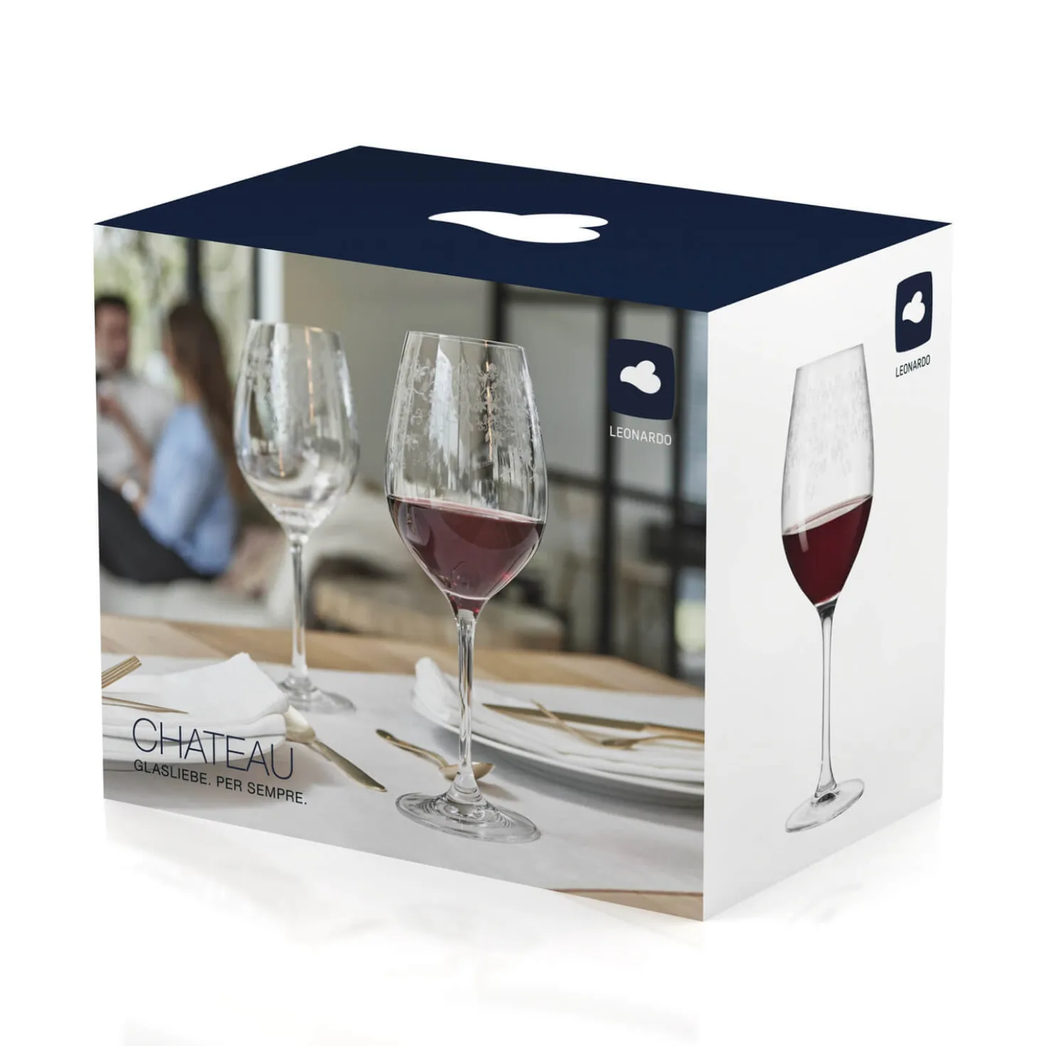 Rotweinglas CHATEAU 510 ml 6er-Set