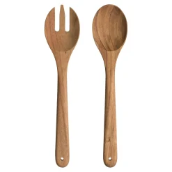 Salatbesteck MATERA Akazienholz 30 cm braun